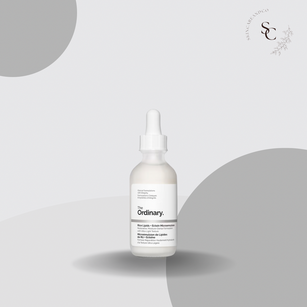 The Ordinary Rice Lipids + Ectoin Microemulsion Ultra-Light Moisturiser 60ml