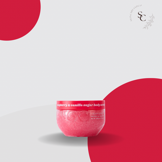 CIROA rasberry and vanilla body scrub 350g 🍦