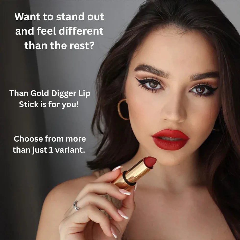 NL Beauty Long-lasting Semi Matte Velvet Stick Lipstick, GOLD DIGGER 05 SO RICH