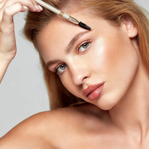 NL Beauty 10 BLONDE - Long-lasting Eyebrow Pencil with Mini Brush Accessory